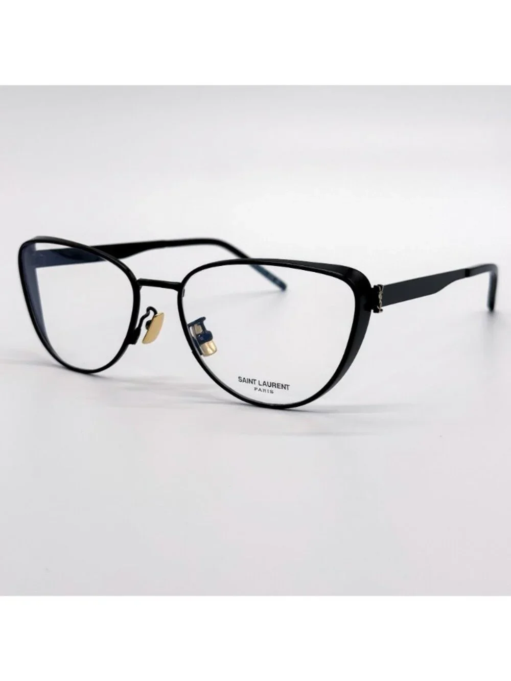 NEW SAINT LAURENT EYEGLASSES SLM92 003 WOMEN CAT EYE BLACK EYEWEAR SL M92